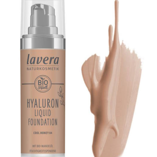 Lavera Hyaluron Liquid Foundation - Cool Honey 04, 30ml