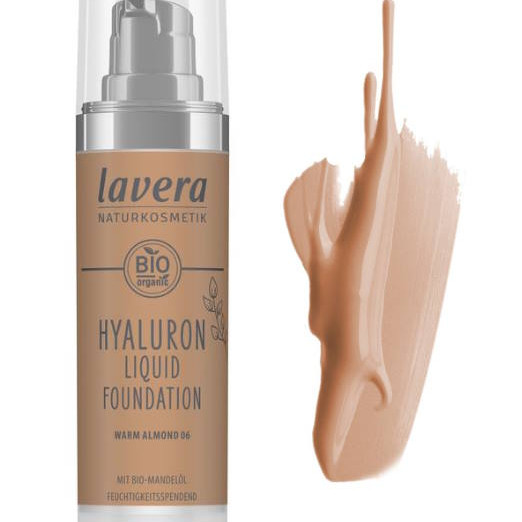 Lavera Hyaluron Liquid Foundation -Warm Almond 06 30ml PäIVäYSALE