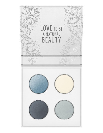 Lavera glorious mineral eyeshadows luomiväripaletti Divine Blue 02