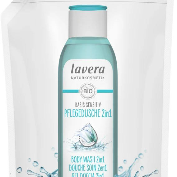 Lavera suihkugeeli täyttöpakkaus Basis sensitiv 500ml
