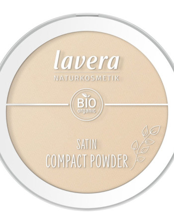 Lavera Satin Compact Powder – Medium 02 - 9,5 g
