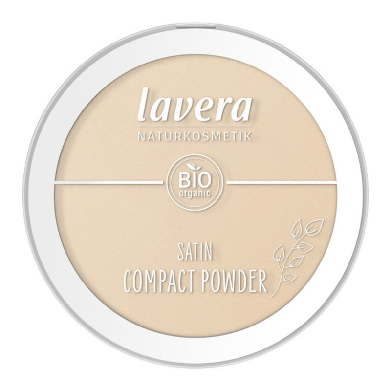 Lavera Satin Compact Powder – Medium 02 - 9,5 g