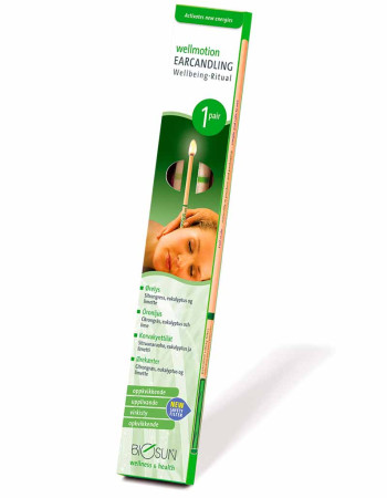 Biosun virkistävä Wellmotion-korvakynttilä 2 kpl