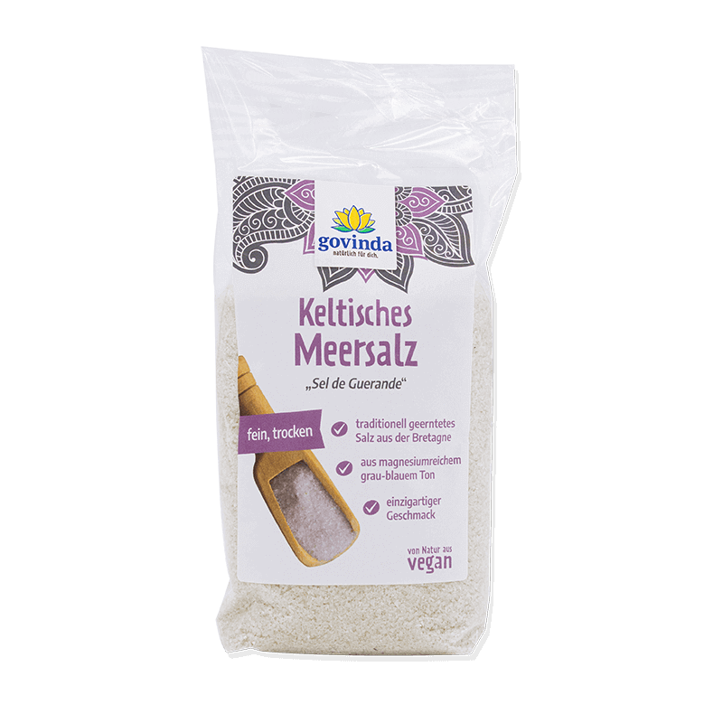 Govinda Kelttiläinen merisuola, hieno 500g