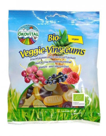 ökovital hedelmänmakuiset Viinikumikarkit 80g luomu, vegaaninen