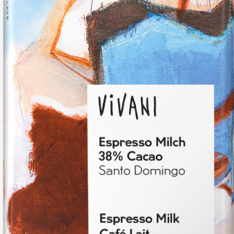 Vivani Demeter Espresso maitosuklaa 38% 90g