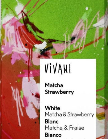 Vivani Luomu Matcha Mansikka valkosuklaa 80g