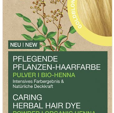 Logona kasvihiusvärijauhe Gold Blond 100g 