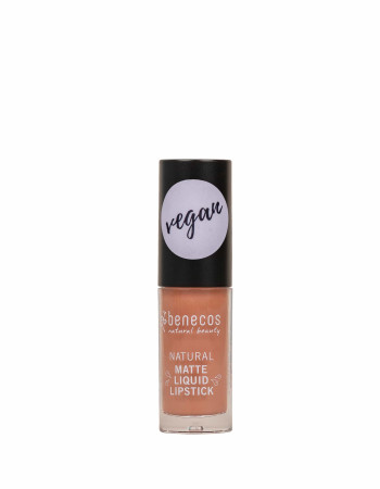 Benecos Natural Matte Liquid Lipstick – desert rose 5 ml
