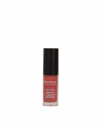 Benecos Natural Matte Liquid Lipstick – rosewood romance 5 ml