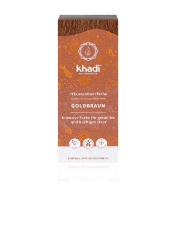 Khadi kasviväri golden brown