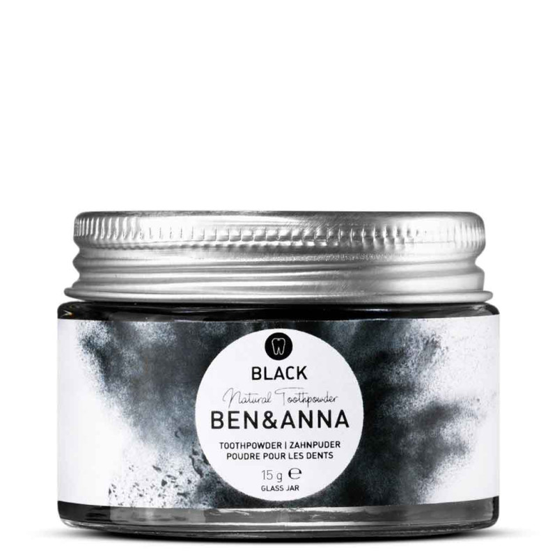 Ben & Anna Aktiivihiili Hampaidenvalkaisujauhe 15g