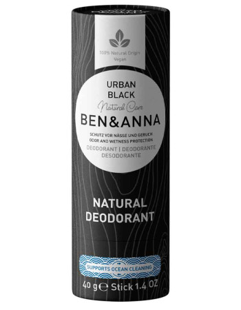 Ben & Anna Deodorantti pahvi Urban black 40 g