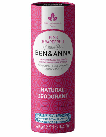 Ben & Anna Deodorantti pahvi pink grapefruit 40 g