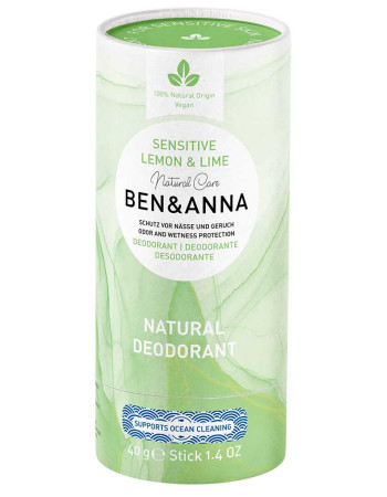 Ben & Anna Deodorantti Sensitive Lemon & Lime 40g
