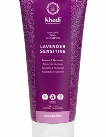 Khadi Lavender sensitive shampoo 210ml Herkälle päänahalle