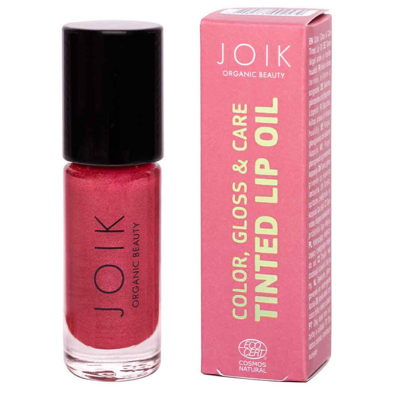 JOIK Organic Beauty Colour, Gloss & Care Lip Oil Rasberry sorbet