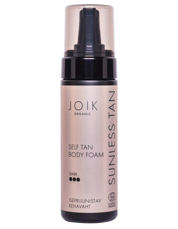 JOIK Organic Sunless Tan Self Tan Foam Dark Itseruskettava Vaahto COS ORG 150ml