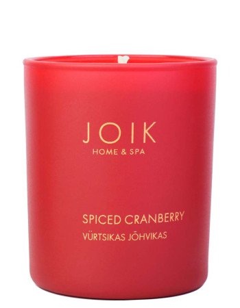 JOIK Home & Spa Tuoksukynttilä Spiced Cranberry 150g