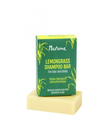 Nurme shampoopala lemongrass 100g kosteuttaa hiuspohjaa