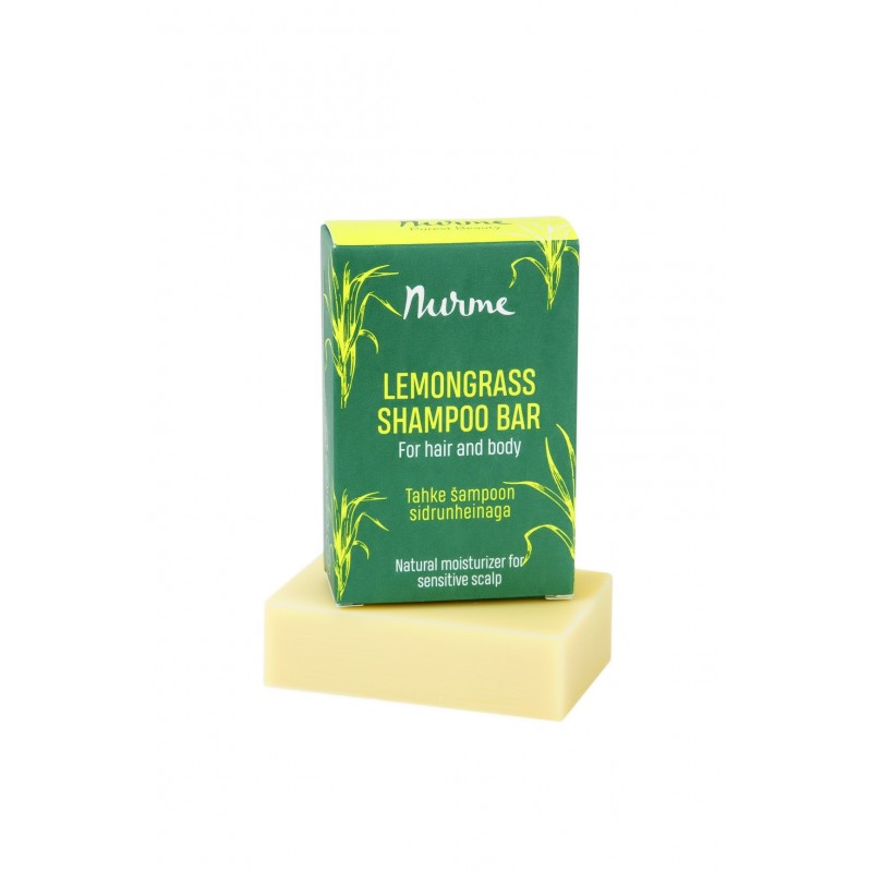 Nurme shampoopala lemongrass 100g kosteuttaa hiuspohjaa