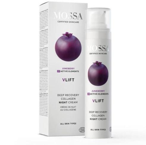 Mossa V-lift Deep Recovery Collagen - kiinteyttävä yövoide 50ml