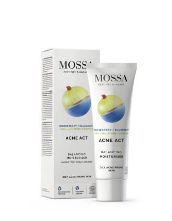 Mossa Acne Act Kosteusvoide rasvoittuvalle iholle 50ml
