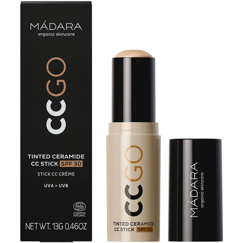 Madara CC GO Sävyttävä mineraaliaurinkosuojapuikko SPF30 True beige 35