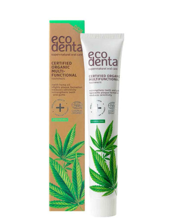 Ecodenta fluoriton Multifunctional Hamppuhammastahna 75ml