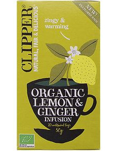 Clipper sitruuna inkivääri tee luomu