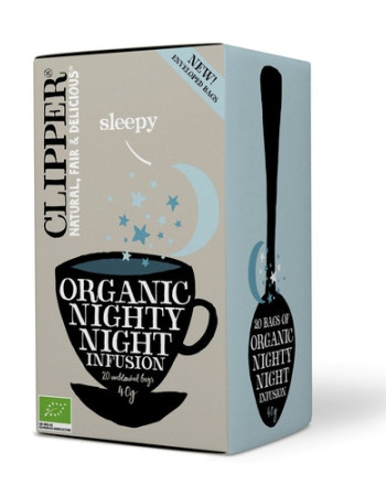 Clipper Nighty Night appelsiini yrttihauduke 20 pss yksittäispakattu luomu