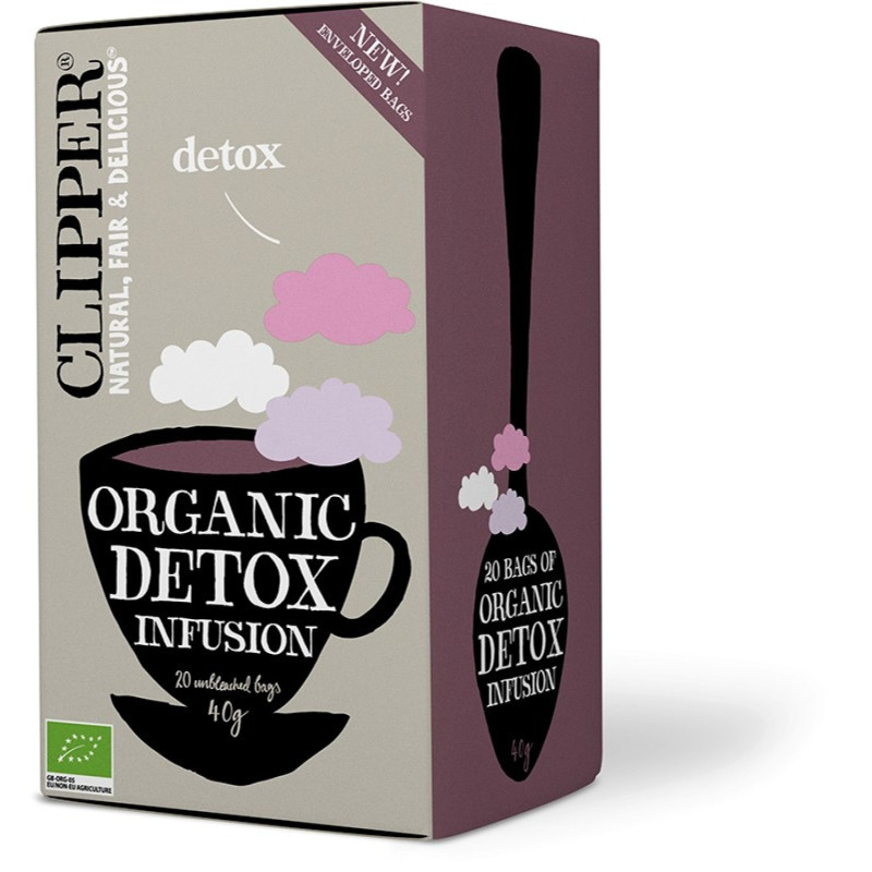 clipper detox tee luomu 20pss