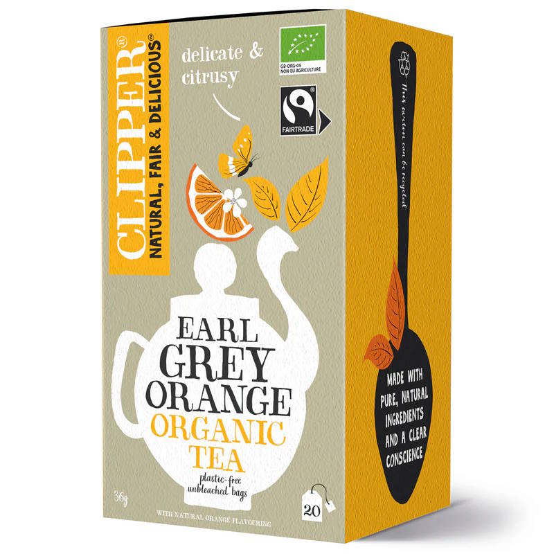 Clipper Earl Grey, appelsiini 20 ps