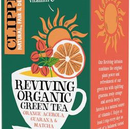 Clipper Vihreä tee Reviving, 20 pss, 40g