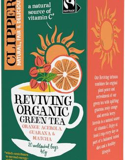 Clipper Vihreä tee Reviving, 20 pss, 40g