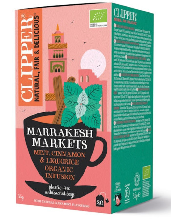 Clipper Marrakech markets Mint 20pss luomutee