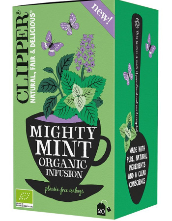 Clipper Mighty Mint hauduke luomu 20pss