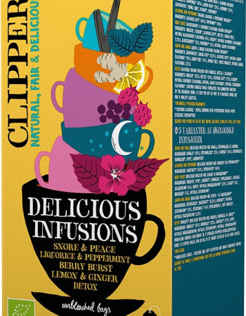 Clipper Delicious Infusions Yrttiteelajitelma 20 pss