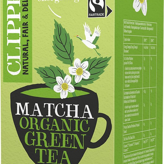 Clipper Vihreä tee, matcha 20 ps