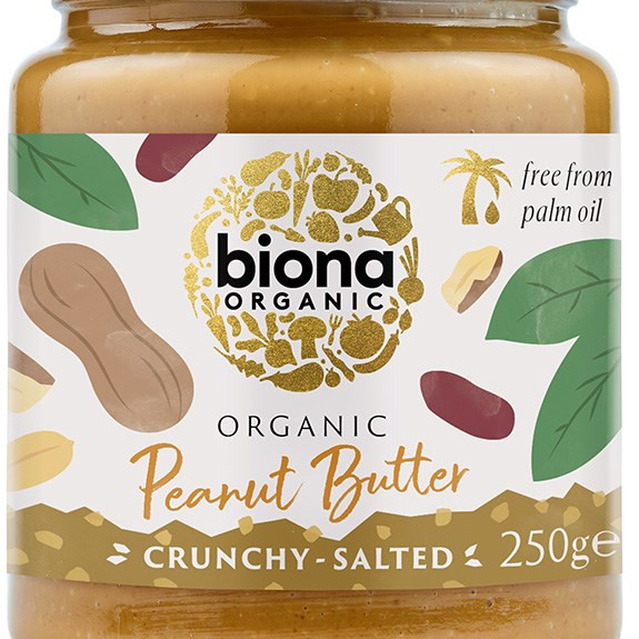 Biona Maapähkinävoi rapea, luomu 250g
