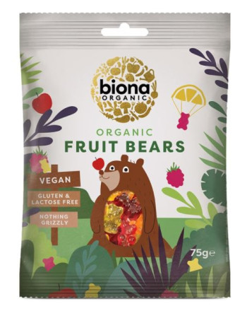 Biona mini nallekarkit 75g gluteeniton vegaaninen