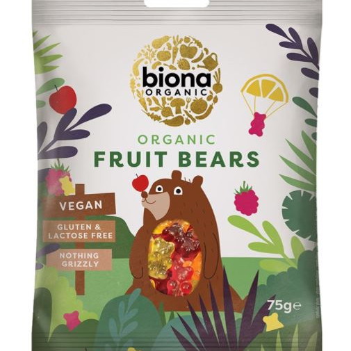Biona mini nallekarkit 75g gluteeniton vegaaninen