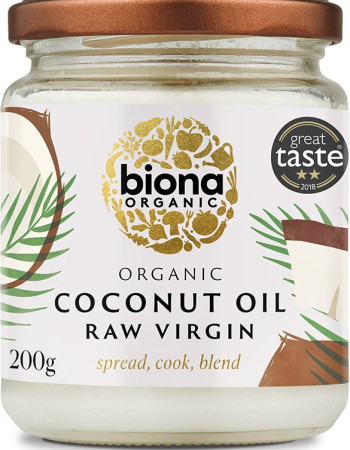biona kookosöljy 200g luomu