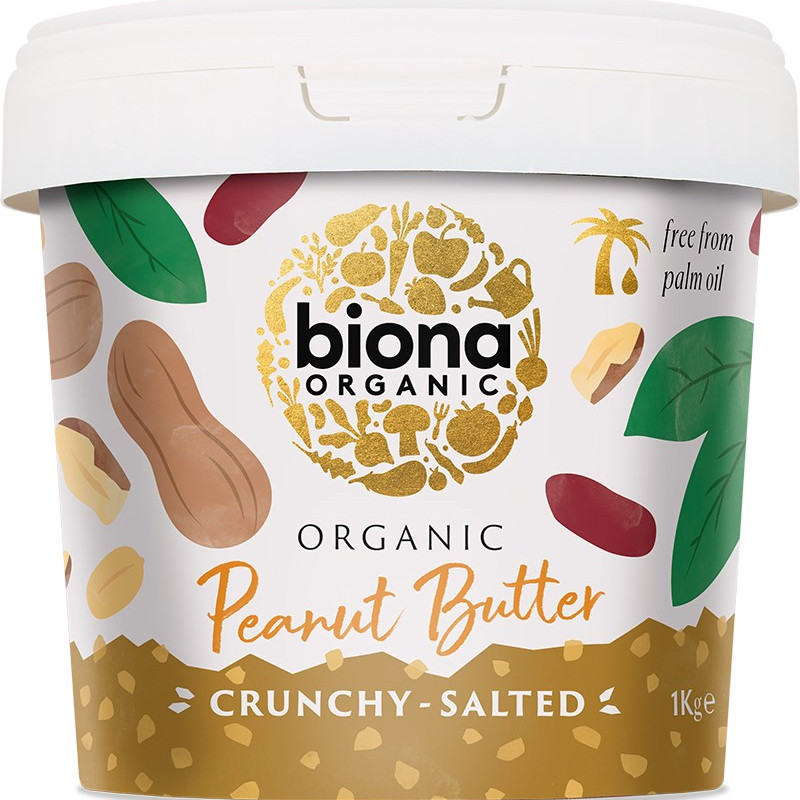 Biona maapähkinävoi crunchy 1kg