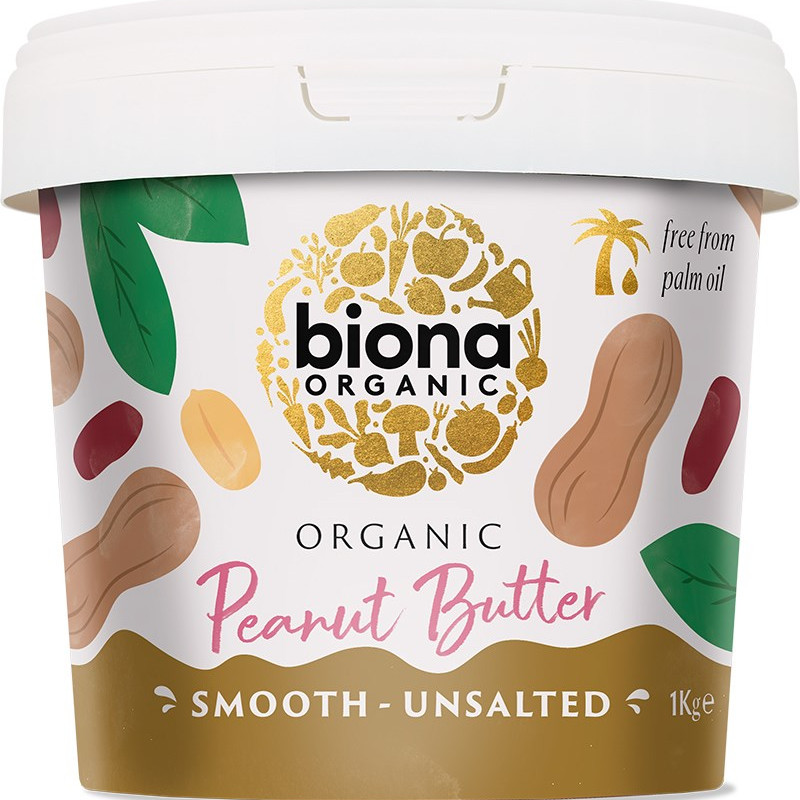 Biona Luomu Maapähkinävoi Smooth 1kg