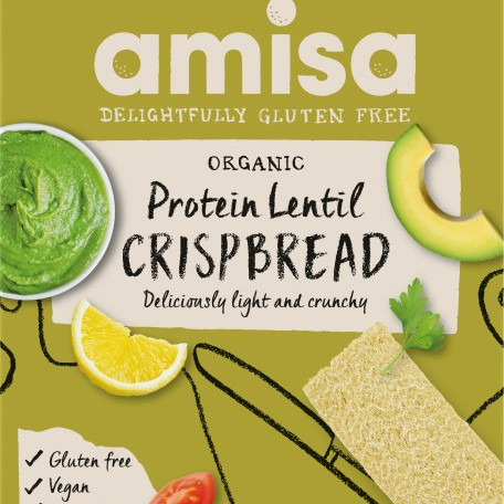 Amisa Linssinäkkileipä 100g luomu gluteeniton proteiinirikas