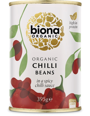 Biona Chillipapu, punainen kidneypapu chilikastikkeessa 395g