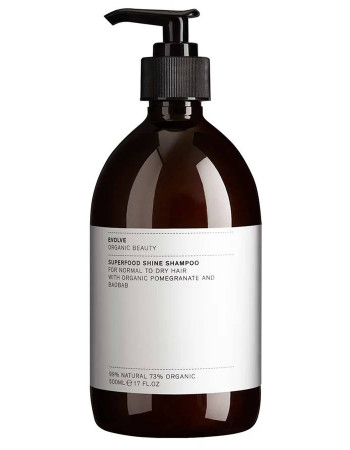 Evolve Organic Beauty superfood shine family shampoo 500ml