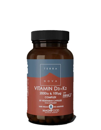 Terra nova Vitamin D3 + K2 (Menaq7) 