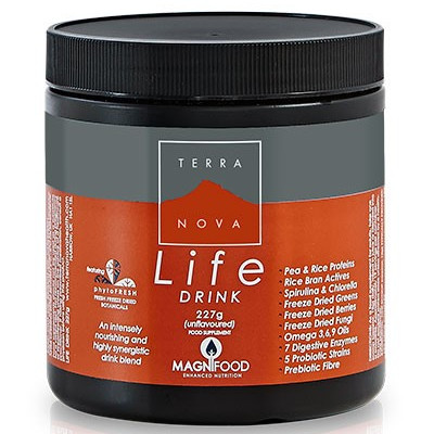 Terra Nova Life drink probiootti-entsyymi-superfoodjuomajauhe 227g ALE